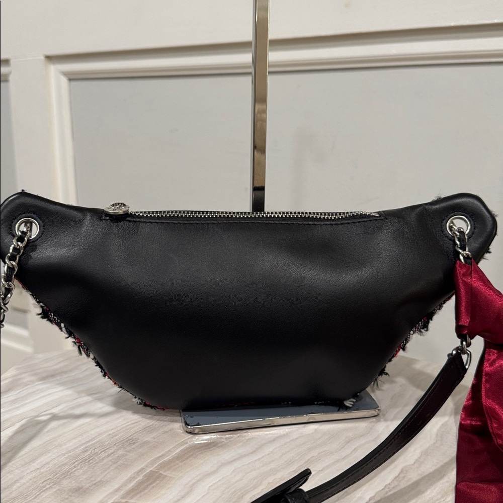 Tory Burch Fleming Tweed Belt Bag Fanny Pack - Picture 8 of 17